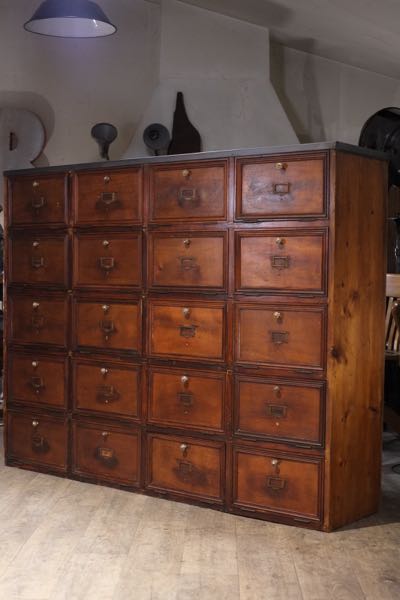 meuble de metier ancien de notaire brocante renove